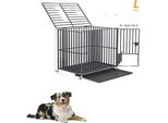 Gabbia Per Cani, Struttura Robusta, Design A Tre Porte, L