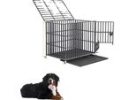 Gabbia Per Cani, Struttura Robusta, Design A Tre Porte, Xxl