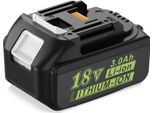 Batteria Agli Ioni Di Litio Da 18V, Capacità Di 3,0Ah E 6,0Ah, Ampia Compatibilità Con Gli Utensili, 1 Pezzo 18V 3,0AH, 18V