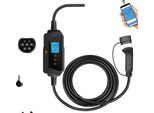 Caricabatterie Portatile Per Veicoli Elettrici, 22 Kw Di Potenza, 32 A Di Corrente, 22KW App No Adattatore