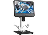 Microscopio Digitale, Lcd Regolabile Da 10,1 Pollici, Ingrandimento 5X-260X, AD210, 260X