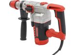 Martello Rotante Elettrico 2200W, Velocità 0-930 Giri/Min, Incluse 6 Punte, Rosso