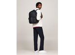 Rucksack TOMMY HILFIGER Men TH CORP DOME BACKPACK Backpack, Gr. B/H/T: 35cm x 45cm x 20cm, schwarz, casual, Rucksäcke, Rucksack Herren