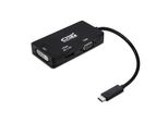 Adattatore Da Usb C A Vga/Hdmi/Dvi Nanocable 10.16.4301-BK (10 Cm) Nero