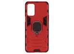 Custodia Antiurto Per Cellulare Oppo A74 5G / A54 5G Con Supporto Ad Anello - Rosso