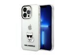 Karl Lagerfeld Klhcp14Lcttr Custodia Rigida Per Iphone 14 Pro 6,1 PrzeźRoczysty/Corpo Trasparente Choupette