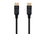 Cavo Displayport 1.2 4K Nanocable 10.15.2300/ Displayport Maschio - Displayport Maschio/ 50 Cm/ Nero
