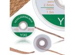 Rosfix Plectrum Deconstructor – Treccia Dissaldante Rivestita In Cristallo | Rame, Larghezza 2,5 Mm, Lunghezza 1,5 M