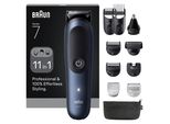 Haarschneider BRAUN Braun All-in-One Series 7, 11-in-1 Groomingset, bunt (eh19 s, s), Haarschneider, 120 Min Akku, SkinGuard-Technologie, AquaGrip für Unterwassernutzung