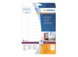 Etichette Video A4 Bianco 147,3X20 Mm Carta Opaca 325 Pz.