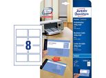 Avery Zweckform® C32015-10 C32015-10 Biglietti Da Visita Premium, 85 X 54 Mm, Rivestimento Speciale A Getto D'inchiostro Su Entrambi I Lati - Opaco, 10 Fogli/80 Pezzi