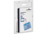 Durable Portanome 60X90 Mm Con Tasca Aperta Conf. Retail, 5 Pezzi, Trasparente, 861219