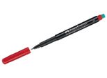 Faber-Castell 152321 Marcatore Cd Multimark - Permanente, S, Rosso