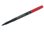 Faber-Castell 152521 Marcatore Cd Multimark - Permanente, M, Rosso