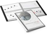 Durable Portalistini Duralook® Plus A4 Con 10 Buste, Nero, 243101