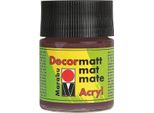 Marabu 1401 05 040 Decormatt Acrilico Marrone Medio 50 Ml(P)
