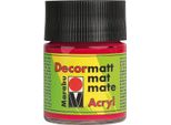 Marabu 1401 05 031 Decormatt Acrilico, Rosso Ciliegia 031, 50 Ml