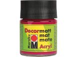 Marabu 1401 05 032 Decormatt Acryl, Carminrot 032, 50 Ml