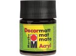 Marabu 1401 05 073 Decormatt Acrilico, Nero 50 Ml