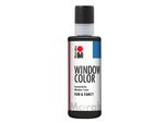 Marabu 0406 04 073 Window Color Fun&Fancy Konturen-Schwarz 80 Ml