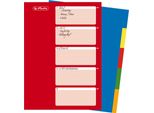 Registri Di Plastica Herlitz, Bianchi, A4, Colorati, 10 Pezzi