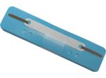 Q-Connect® 2012500510 Strisce Di Pinzatura In Plastica, Corte - Striscia Di Copertura In Plastica, Blu Chiaro, 25 Pezzi