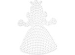 Hama BüGelperlen 258 Hama Stiftplatte Midi "Prinzessin, KöNigin"", Weiß"