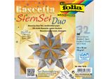 Folia 366/1515 Volantini Bascetta Star, 150 X 150 Mm, Argento/Oro(S)