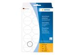 Herma 2279 Etichette Di Chiusura, Diametro: 32 Mm, Trasparenti