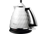 Delonghi KBJ2001W Bollitore Standard, Plastica, Bianco, 2000 W, 1,7 L, Base Girevole A 360°