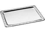 Aps 382 Aps Tablett "SchÖNer Essen"", (B)420 X (T)310 Mm, Silber"