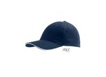 Sols 88100 | Six Panel Cap Buffalo / Berretto / Beanie / Cappello - Colore: French Navy/White - Taglia: Unica