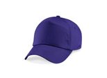 Berretto / Cappello / Cappello Beechfield B10 | Original 5-Panel - Colore: Viola - Taglia: Unica