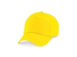 Berretto / Cappello / Cappello Beechfield B10 | Original 5-Panel - Colore: Giallo - Taglia: Unica