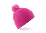 Beechfield B450 | Snowstar Beanie Cappello Invernale - Colore: Fucsia/Bianco Sporco - Taglia: Unica