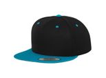 Flexfit 6089MT | Cappellino Classico A Due Toni - Colore: Nero/Teal - Taglia: Unica