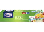 Toppits 4008871209870 Toppits Borsa Multiuso Con Cerniera, 8 X 3 Litri, Trasparente