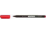 Kores M22107 Permanent-Marker "K Marker Fine"" M Rot"