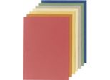 100X Falken 80001282 Aktendeckel A4 Orange, Manilakarton 250 G/Qm