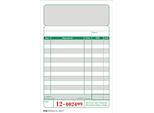 10X Rnk Verlag 2952F Blocchetto Per Registratori Di Cassa Bicolore Con Pinzatura Superiore 2 X 50 Fogli 96 X 167 Mm Numerati(S)
