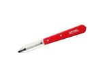 Opinel Spelucchino 115, Spelucchino In Acciaio Inox, Faggio, Rosso, Seghettato