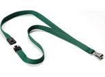 Durable Cordoncino In Tessuto Soft Colour 15 Con Moschettone In Metallo, 10 Pezzi, Verde Scuro, 812732