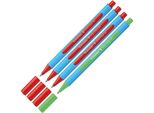 4 Schneider Kugelschreiber Slider Edge Xb Lehrerkorrekturset Blau Schreibfarbe Farbsortiert