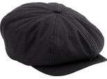 Berretto A Punta Da Uomo Beechfield / Berretto Con Motivo A Spina Di Pesce RW4068 (L/Xl) (Nero)