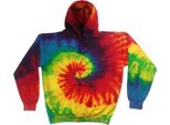 Colortone Felpa Unisex Con Cappuccio / Maglione Con Cappuccio, Look Batik RW4121 (2XL) (Arcobaleno)