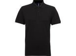 Polo Asquith&Fox Uomo RW5350 (4XL) (Nero)