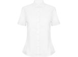 Henbury Camicetta Oxford Moderna A Maniche Corte Da Donna RW5426 (2XL) (Bianco)