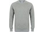 Felpa Skinni Fit Unisex Slim-Fit RW5498 (Xl) (Grau Meliert)