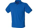 Polo Henbury Uomo, Manica Corta RW625 (5XL) (Blu Royal)