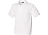 Polo Henbury Da Uomo, Manica Corta RW625 (5XL) (Bianco)
